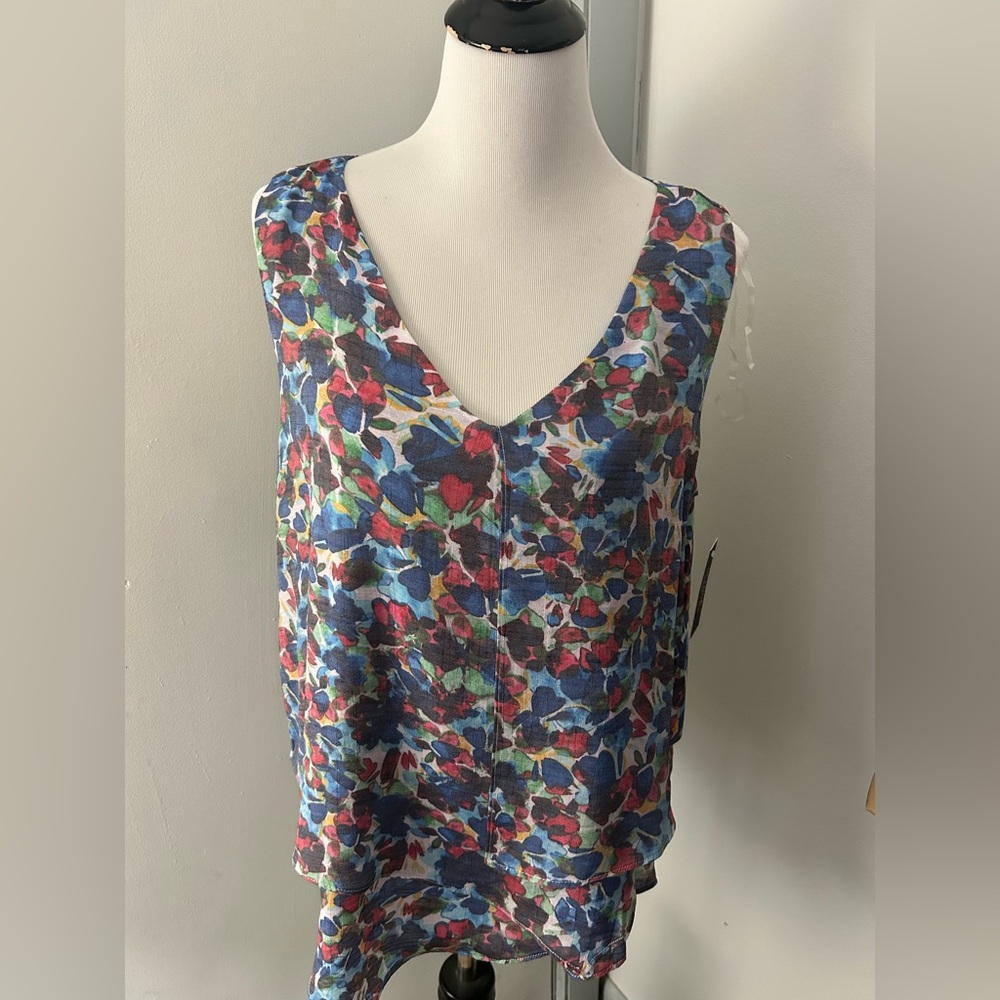 NWT Zac & Rachel Womens Sleeveless Tunic Size Large